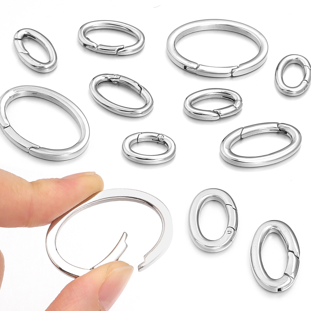 Jewelry Making A Ring - 1pc fermagli a molla in acciaio