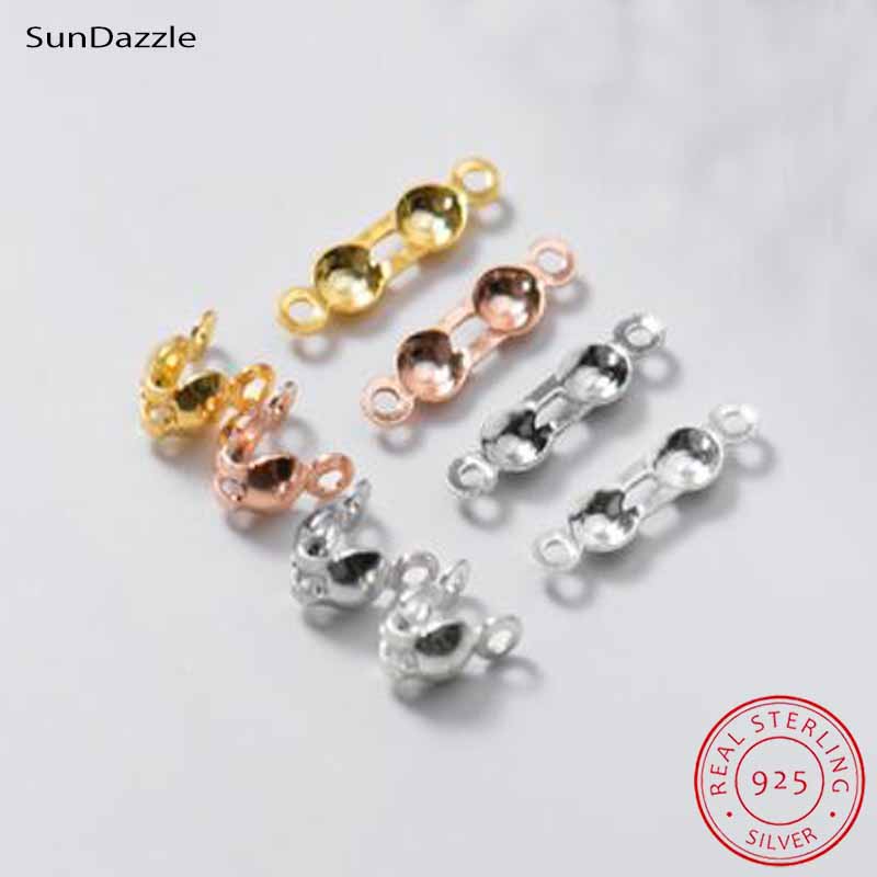 Jewelry Making Silver - 4 pz. Chiusure a clip in