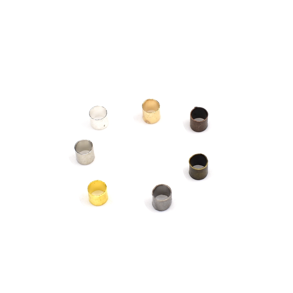 Crimp Bead Tube - 500 Pz/lotto 1.5-2.5mm Tubo di Posizionamento