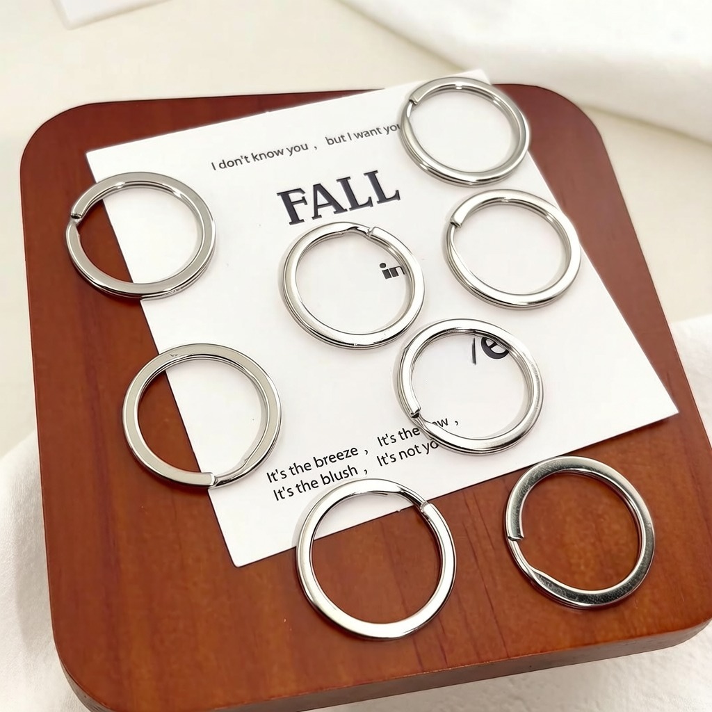 Jewelry Making Kit For Beginners - 10/20/100 Pezzi Anelli Portachiavi in Metallo