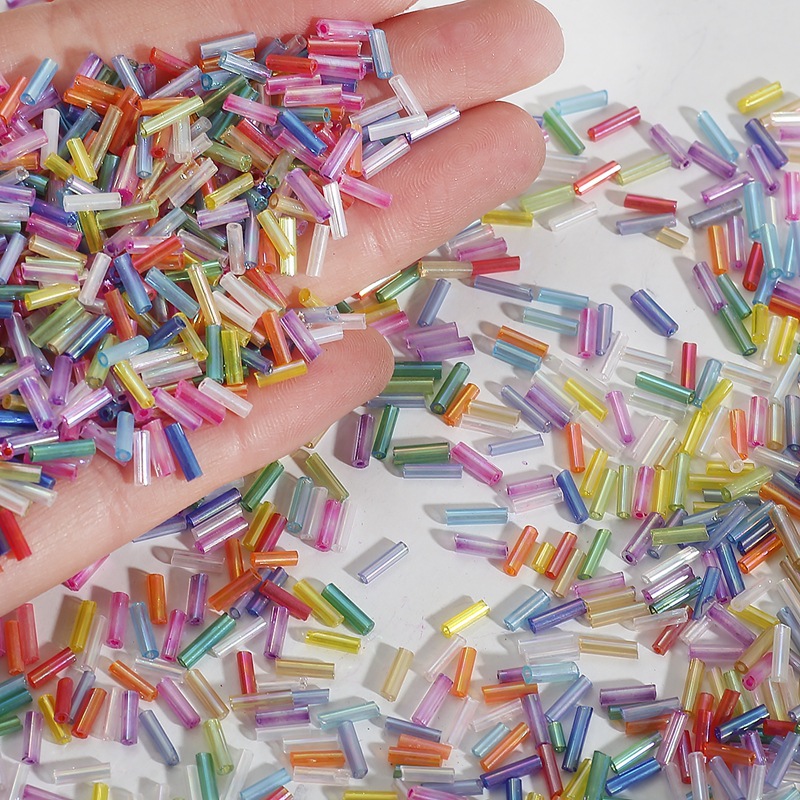 Crimp Bead Tube - 2x7mm 600 pz/lotto Perline di Cristallo