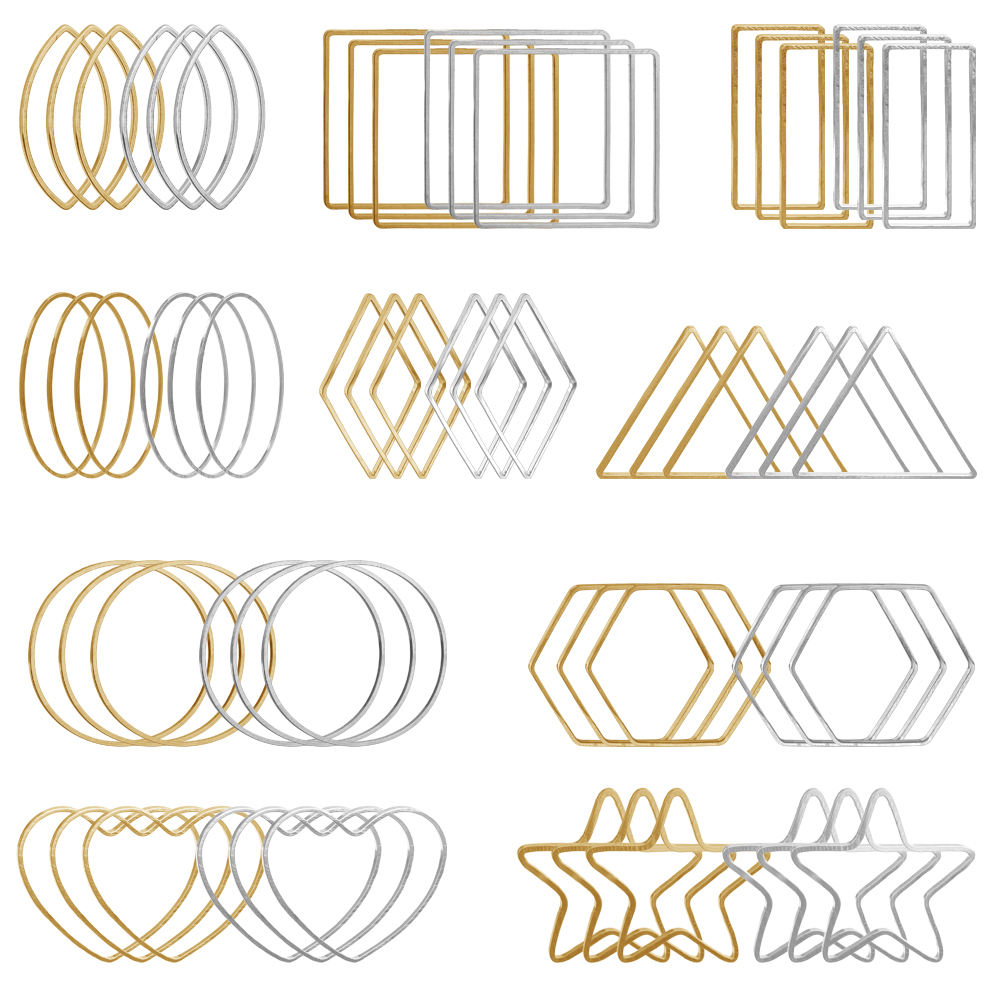 Jewelry Making Silver - 20 pezzi pendenti con castone con