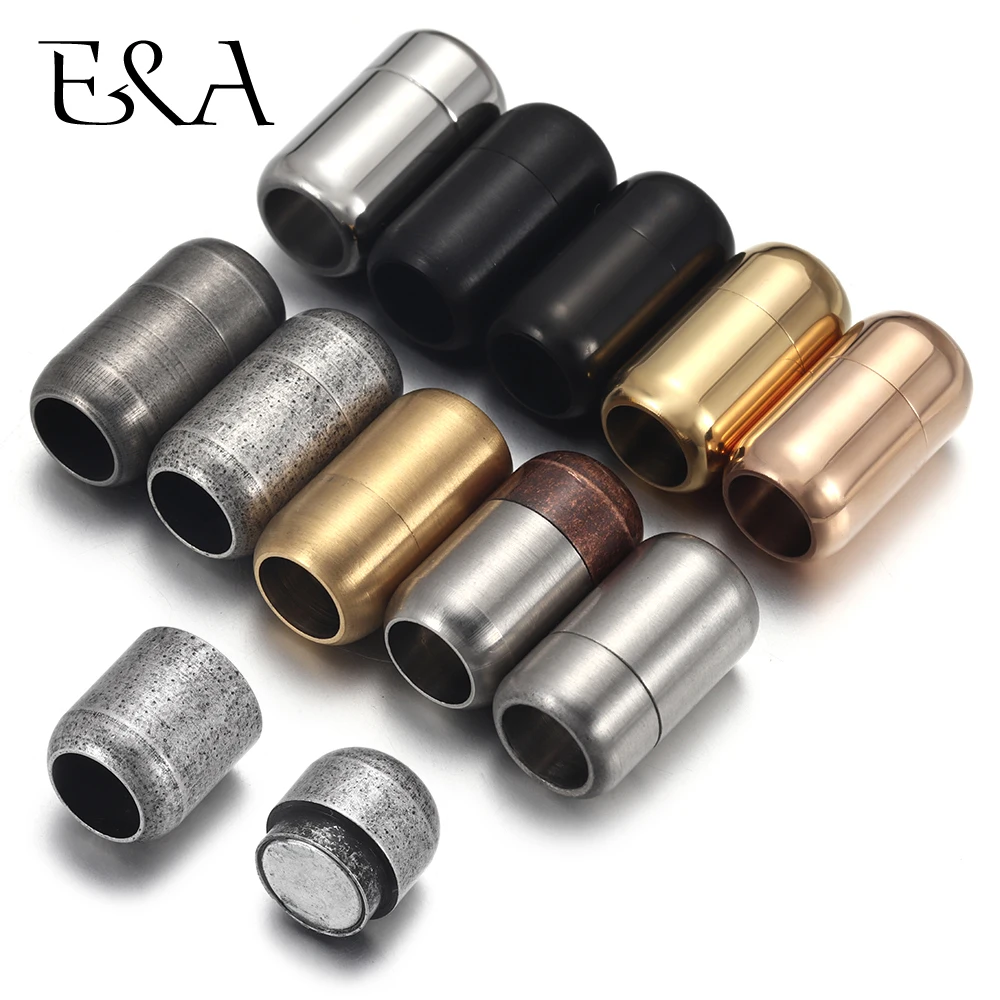 Jewelry Making Material - Chiusure magnetiche rotonde in acciaio inossidabile