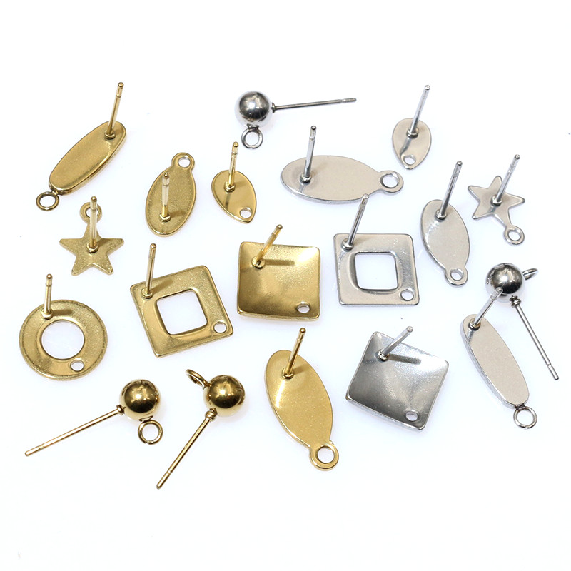 Jewelry Making Hobby - 20pcs orecchini a bottone artigianali in