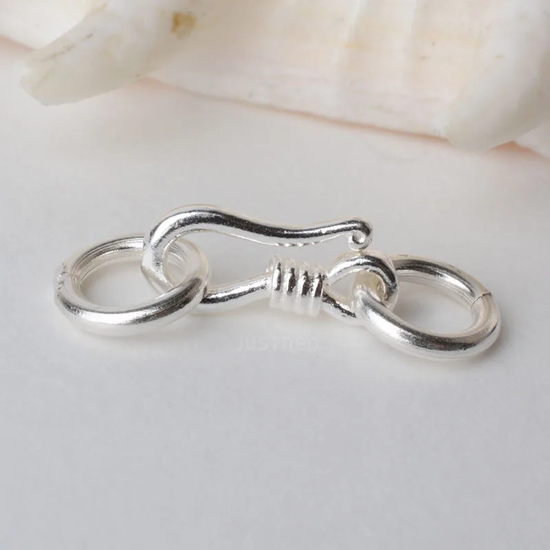 Jewelry Making Silver - Chiusura a forma di pesce con