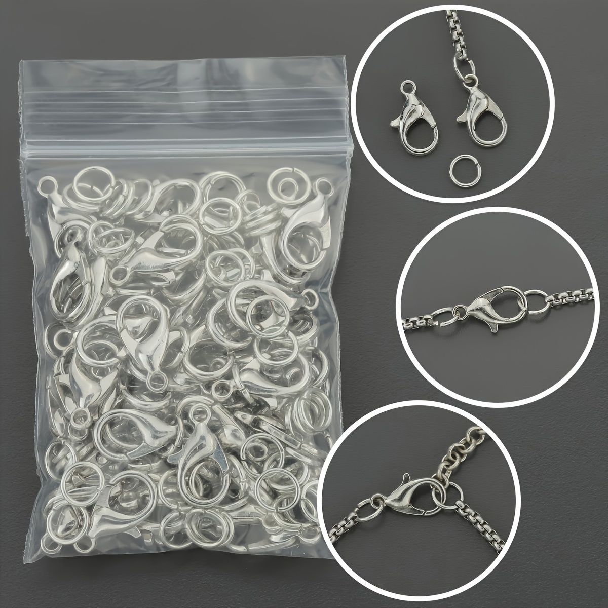 1/2/300 pz. Chiusure a Moschet - Jewelry Making Kit For Beginners recensione e prezzo