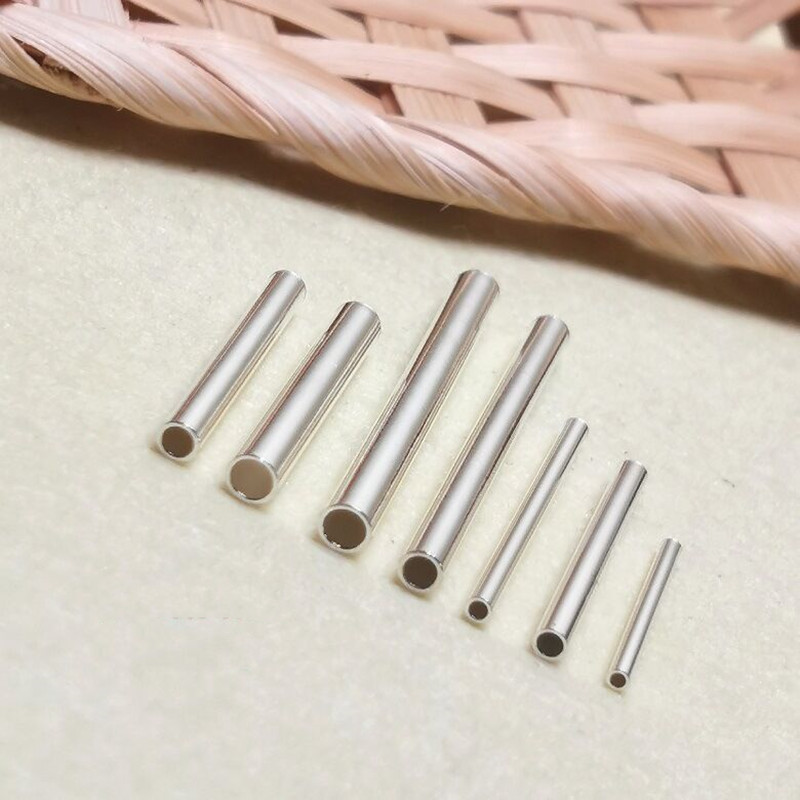 Solid 925 Sterling Silver Stra - Crimp Bead Tube recensione e prezzo