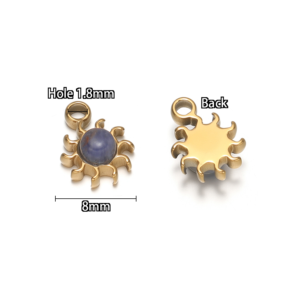5 Pezzi Ciondoli in Acciaio In - Jewelry Making Stones recensione e prezzo