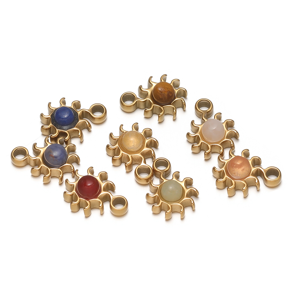5 Pezzi Ciondoli in Acciaio In - Jewelry Making Stones recensione e prezzo