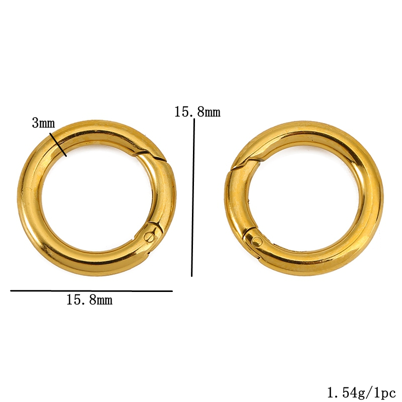 2 pezzi di fermagli in acciaio - Jewelry Making A Ring recensione e prezzo