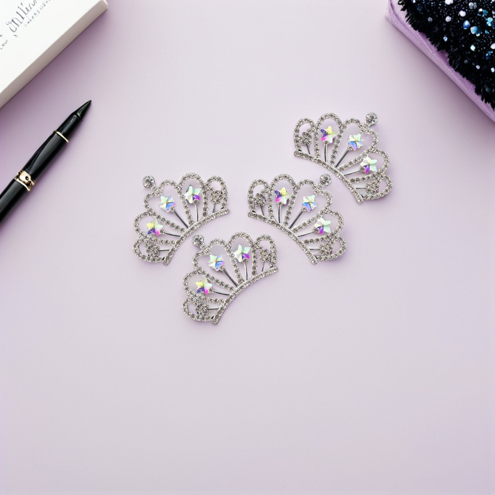 10 Pezzi Mini Corone di Strass - Jewelry Making Party For Adults recensione e prezzo