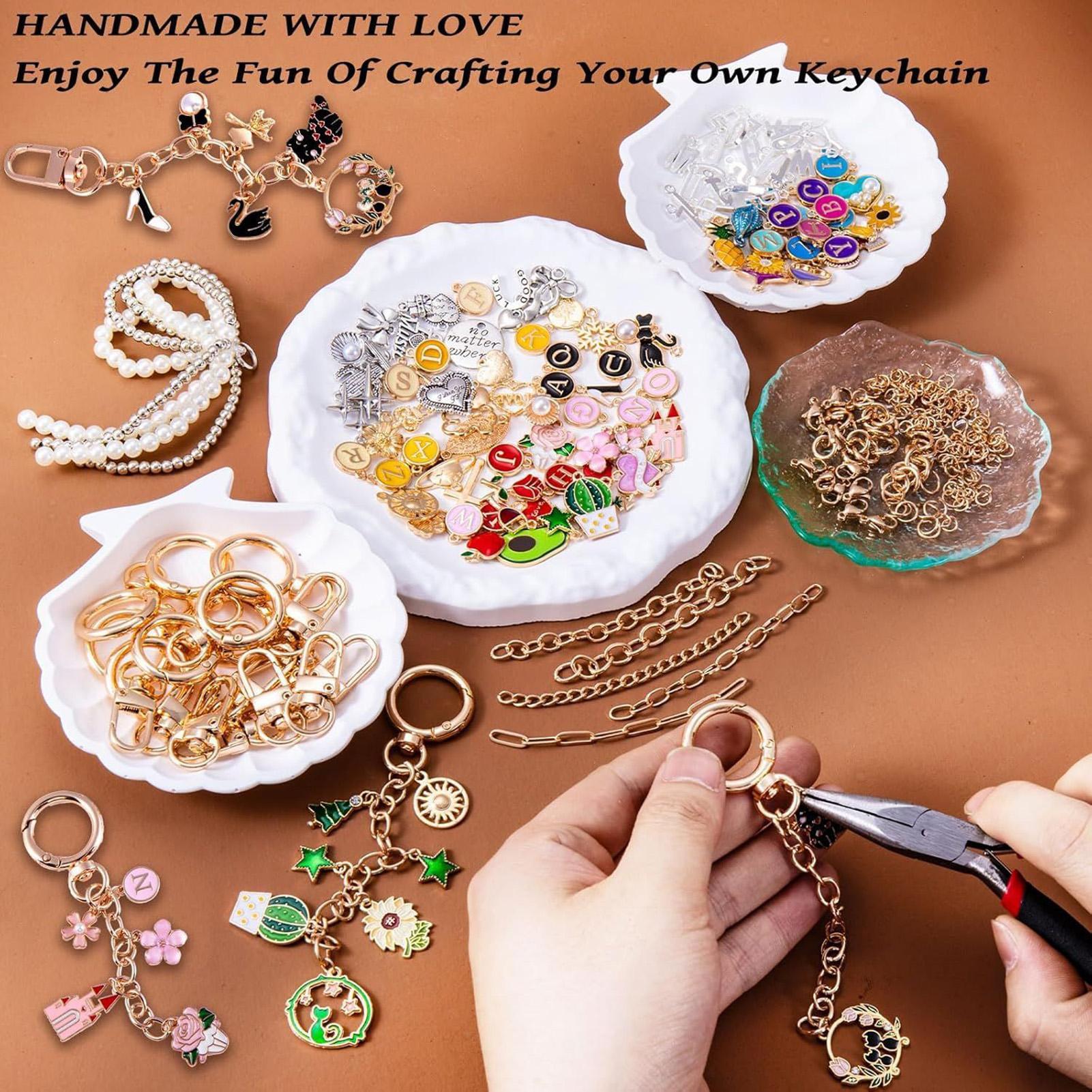 325 Pieces Bag Charm Keychain  - Jewelry Making Party For Adults recensione e prezzo