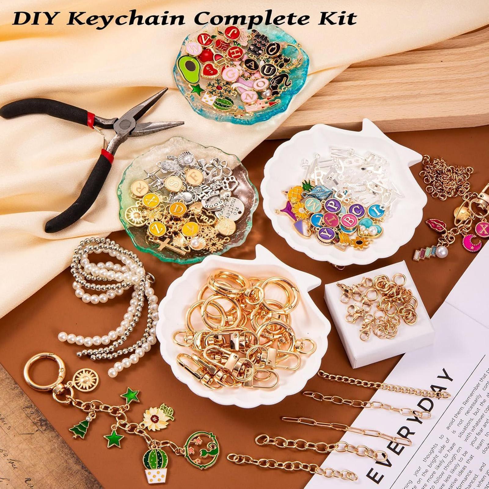 325 Pieces Bag Charm Keychain  - Jewelry Making Party For Adults recensione e prezzo