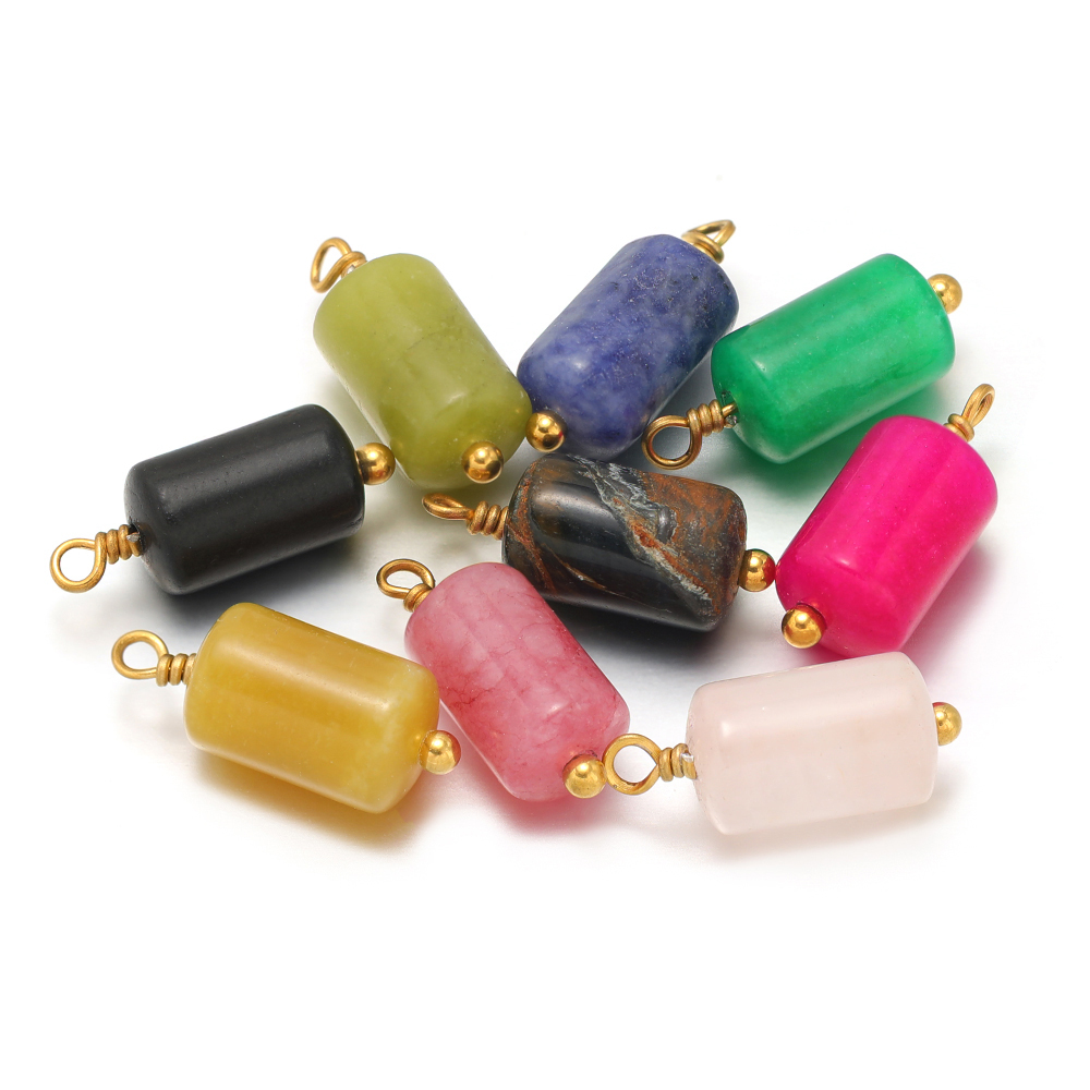 10 pendenti cilindrici con cio - Jewelry Making Stones recensione e prezzo