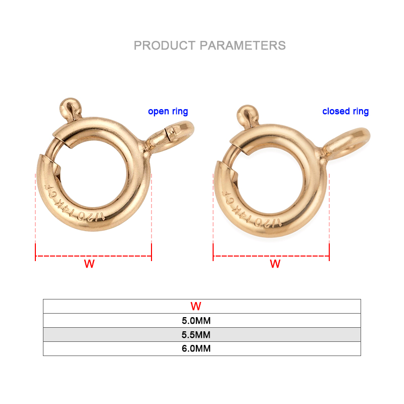 Chiusure a Molla in Oro 14K, G - Jewelry Making Hobby recensione e prezzo